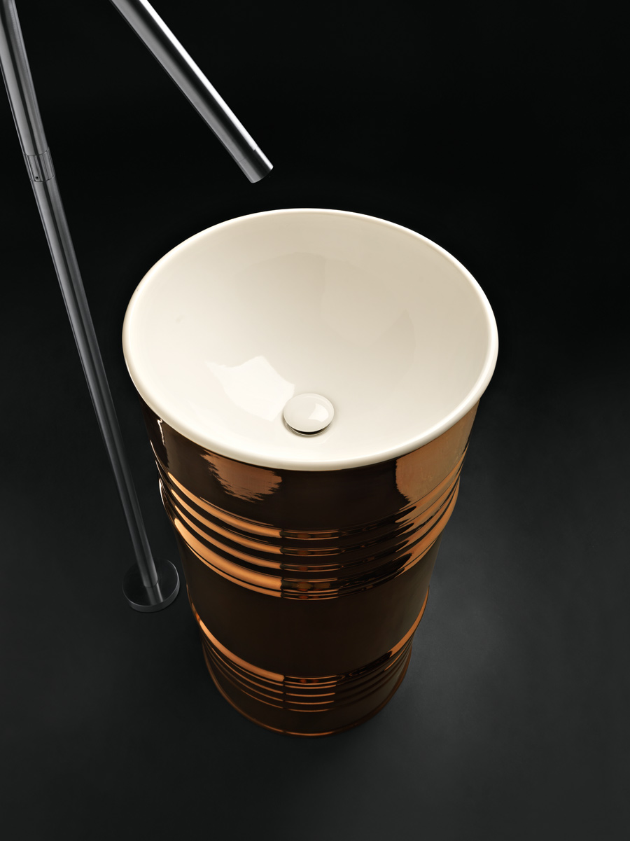 Barrel versione lavabo freestanding